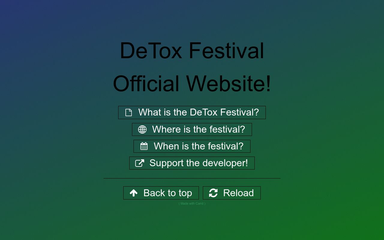 Carrd profile picture for @detox